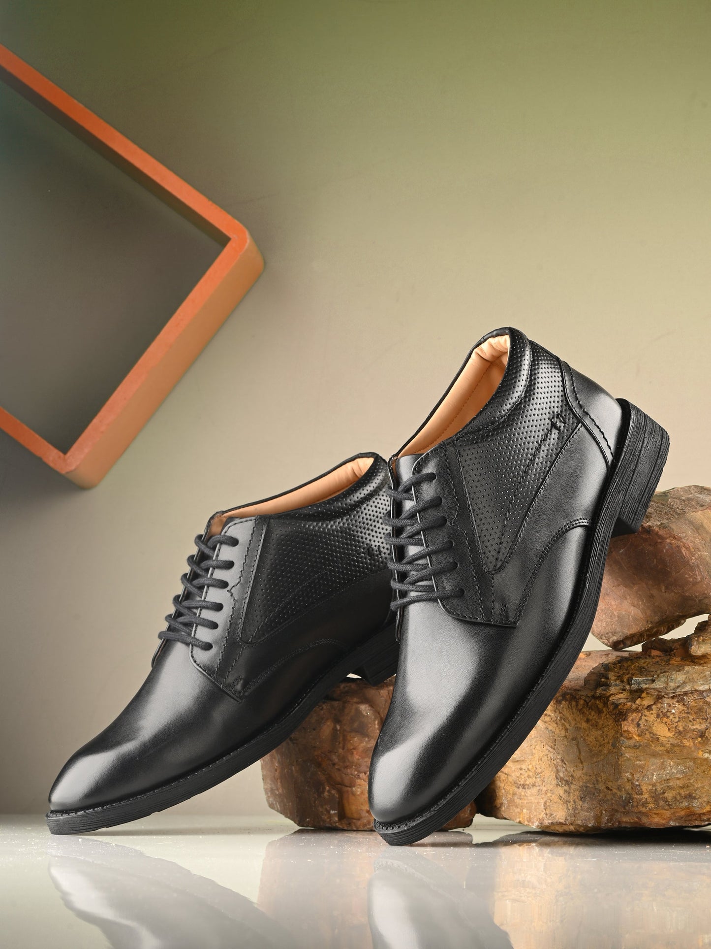 Men's Leather Formal Derby Shoes