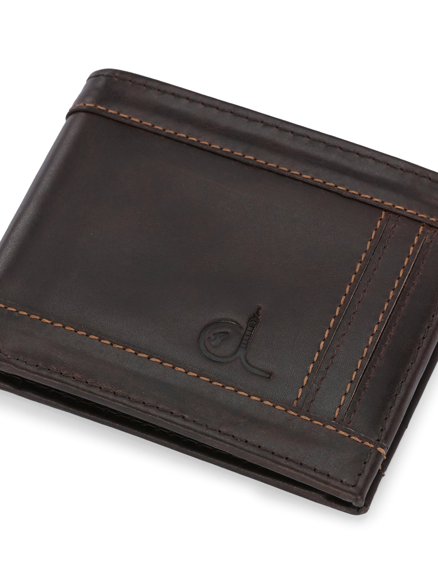 Men's Leather Two-Fold Wallets