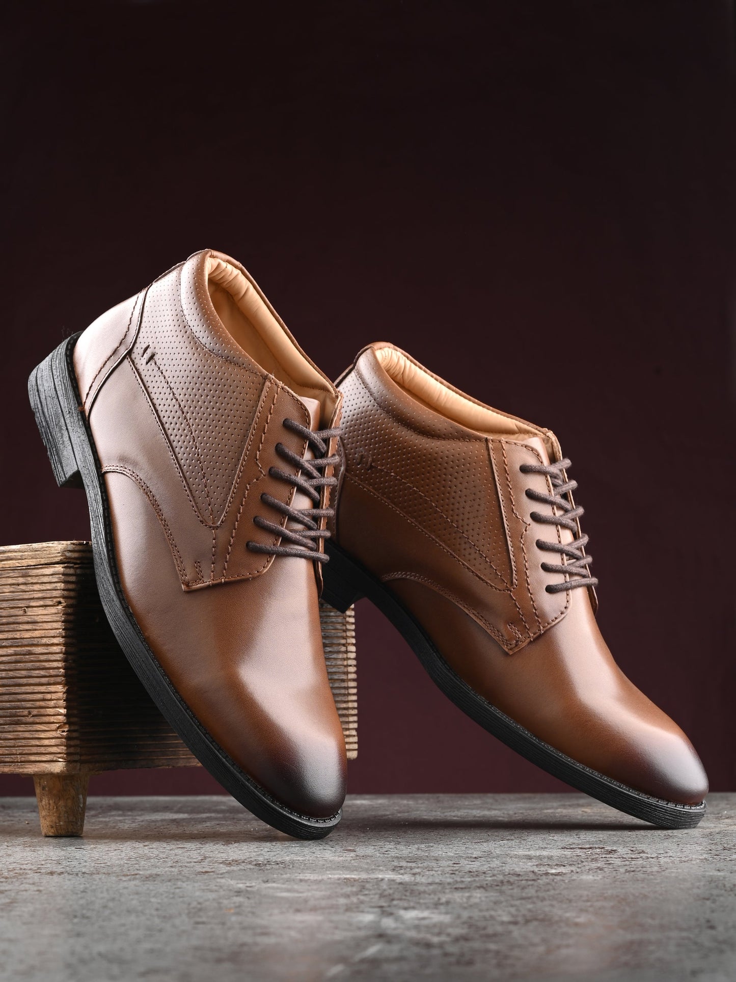 Men's Leather Formal Derby Shoes