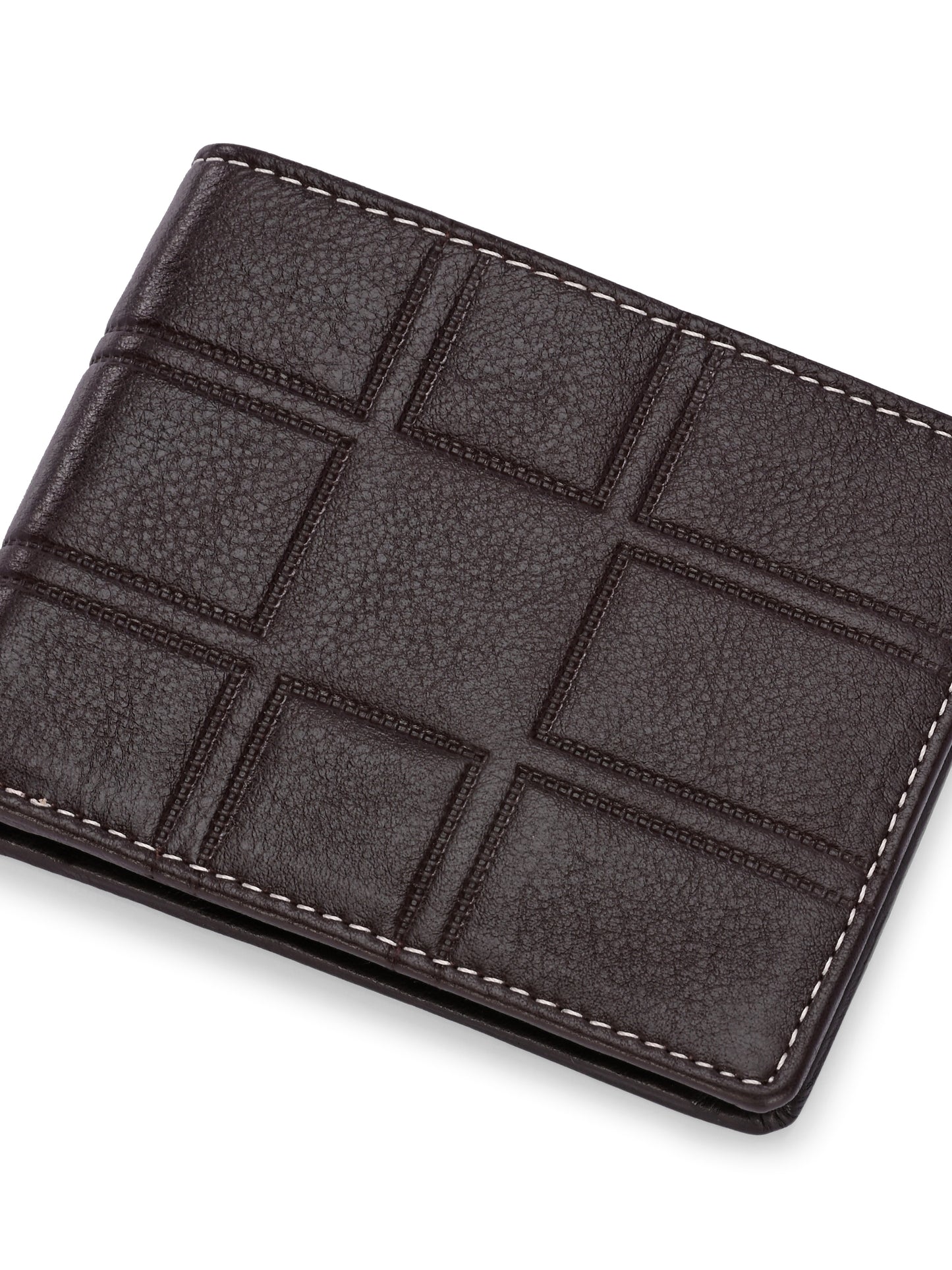Men's Leather Two-Fold Wallet
