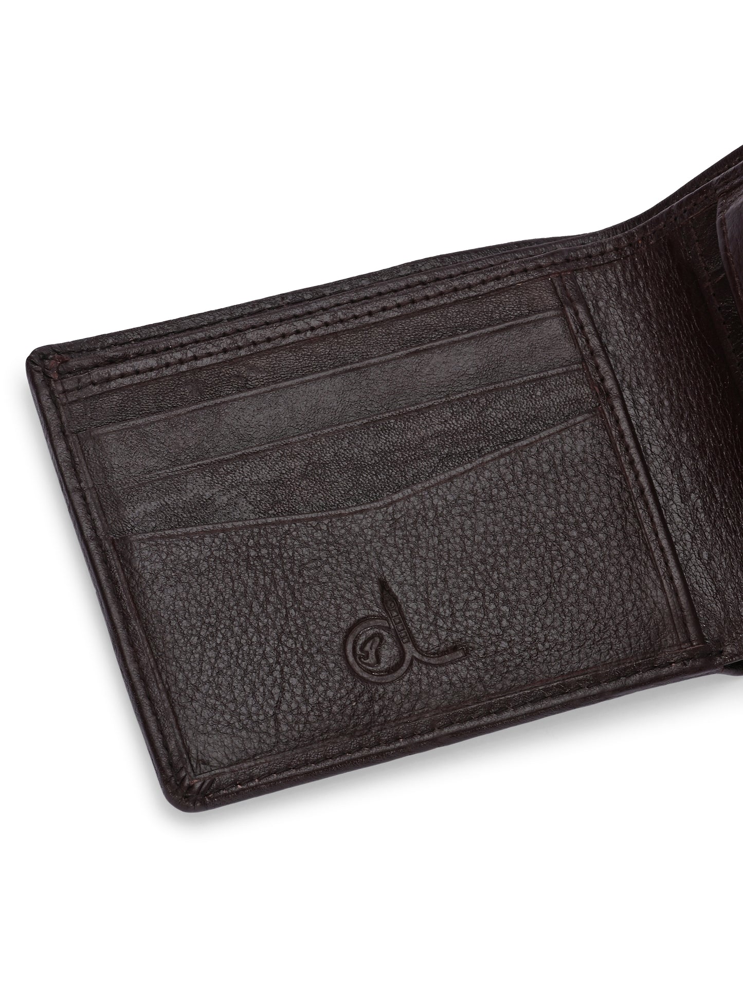 Men's Leather Two-Fold Wallet