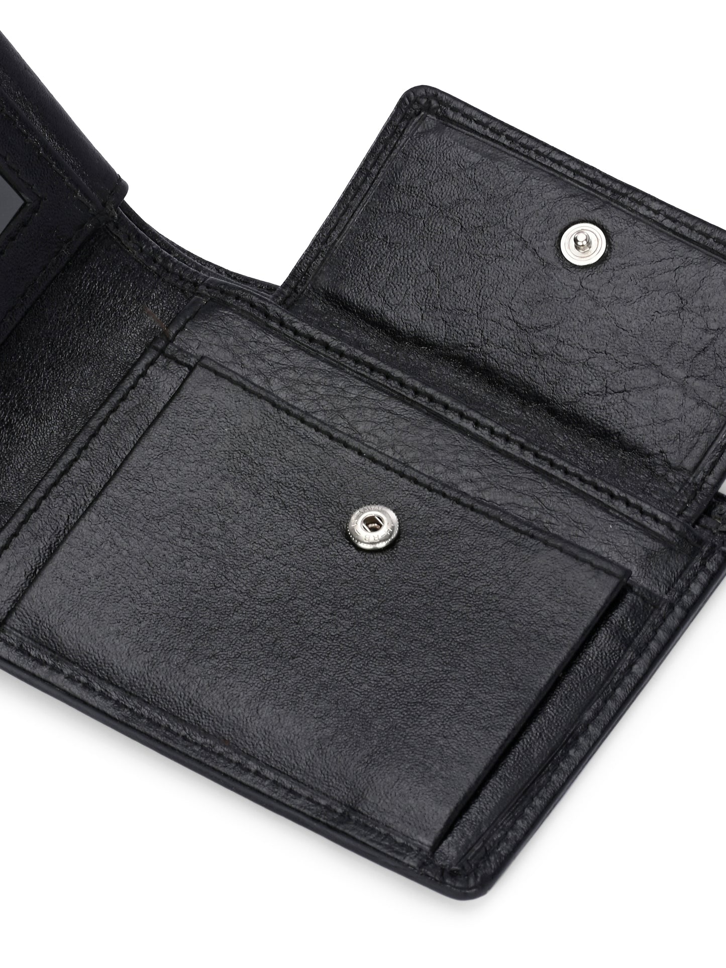 Titan Black Leather Wallets for Men's