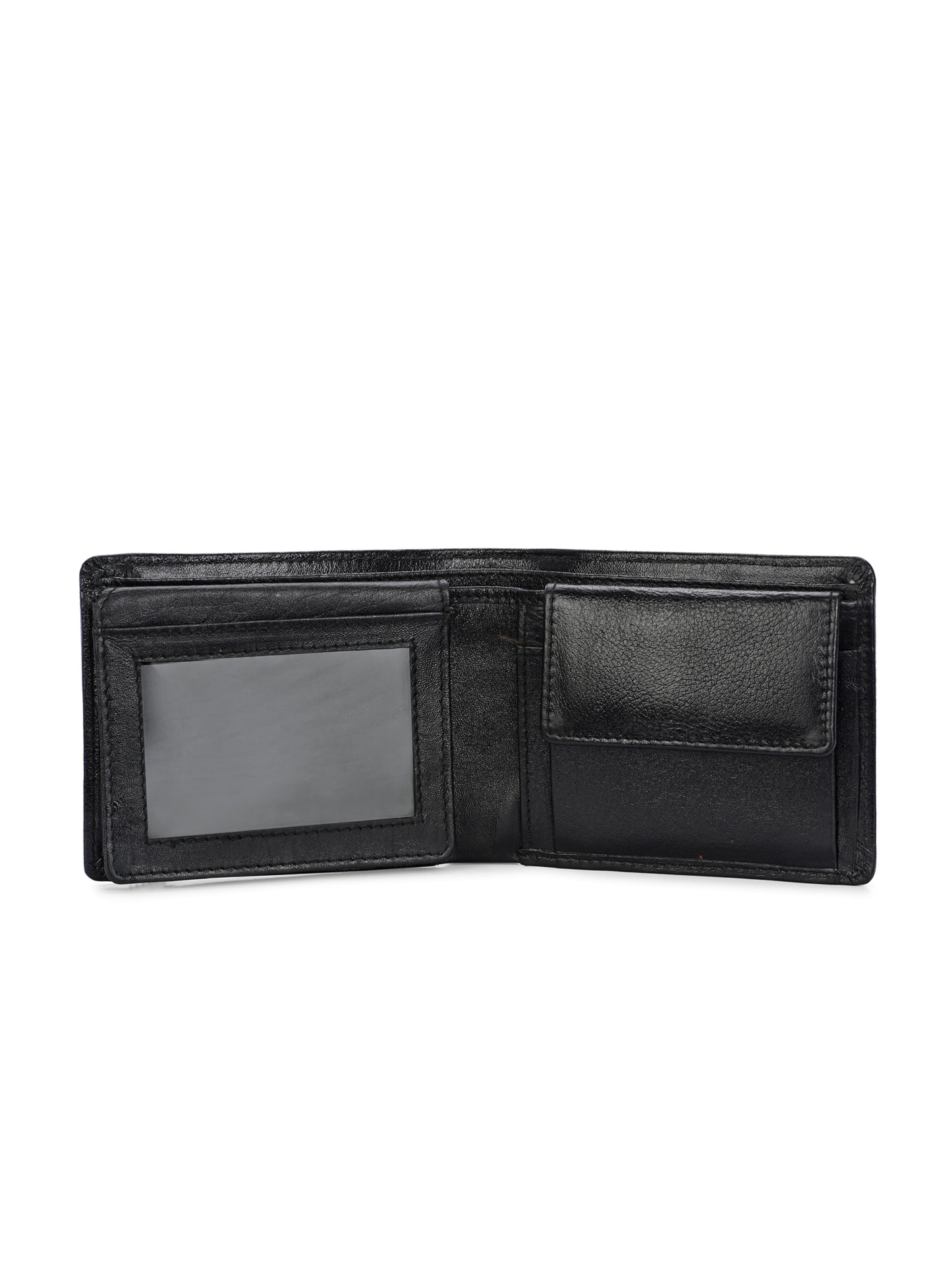 Titan Black Leather Wallets for Men's