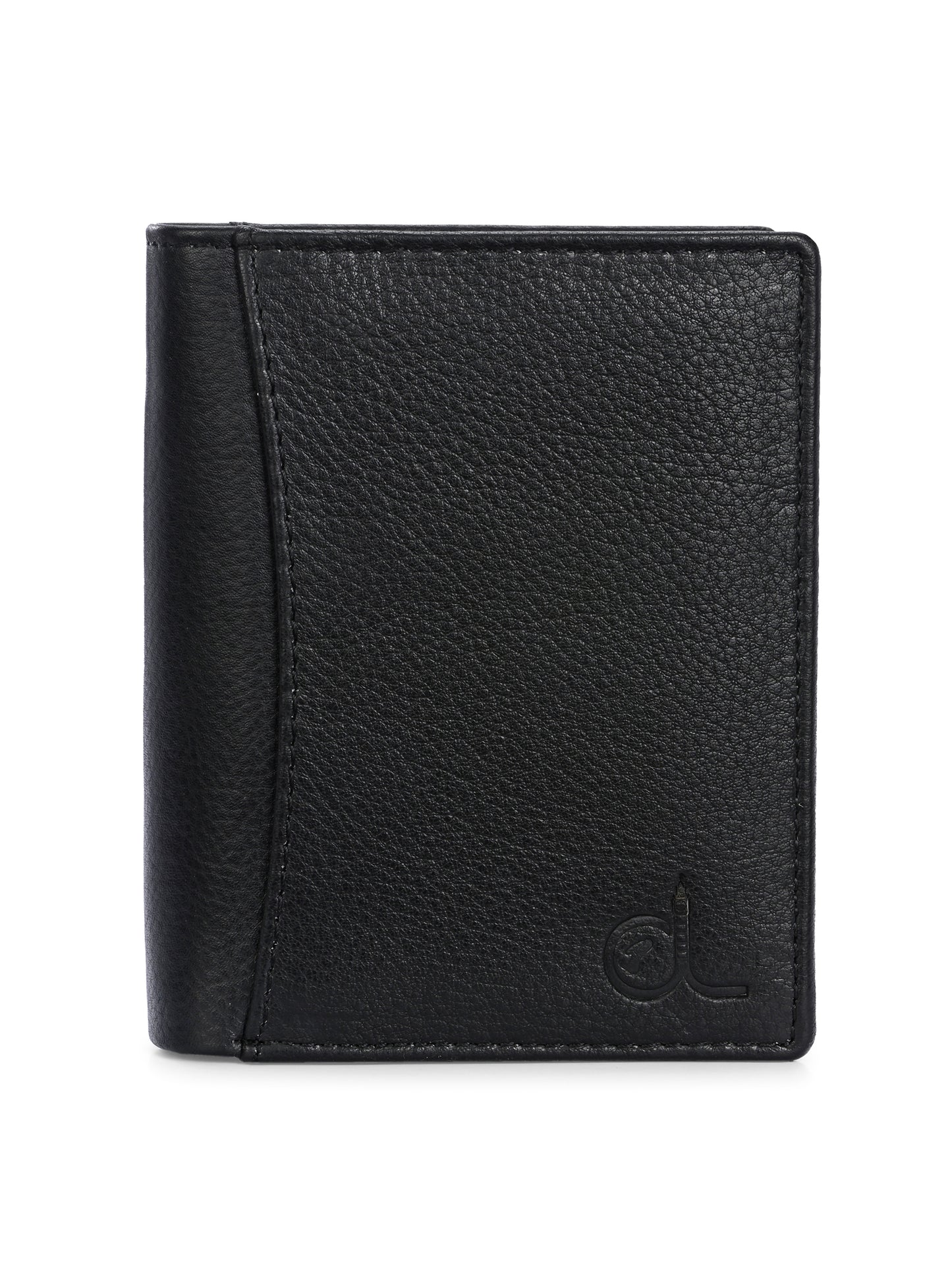 Black Leather Wallet for Men's
