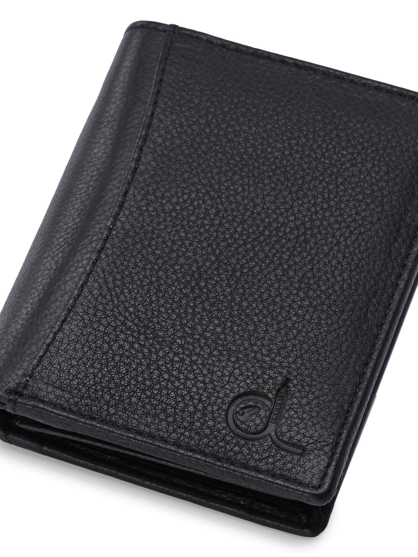 Black Leather Wallet for Men's