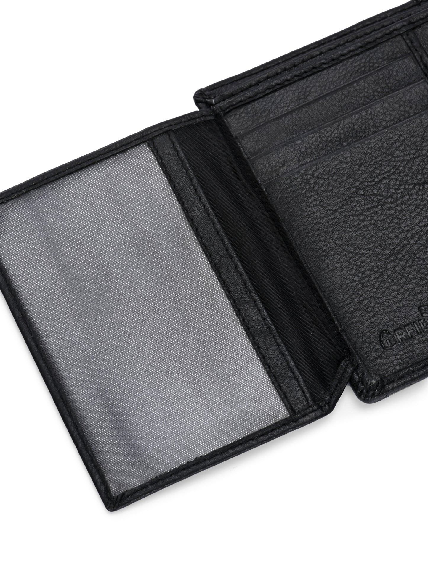 Black Leather Wallet for Men's