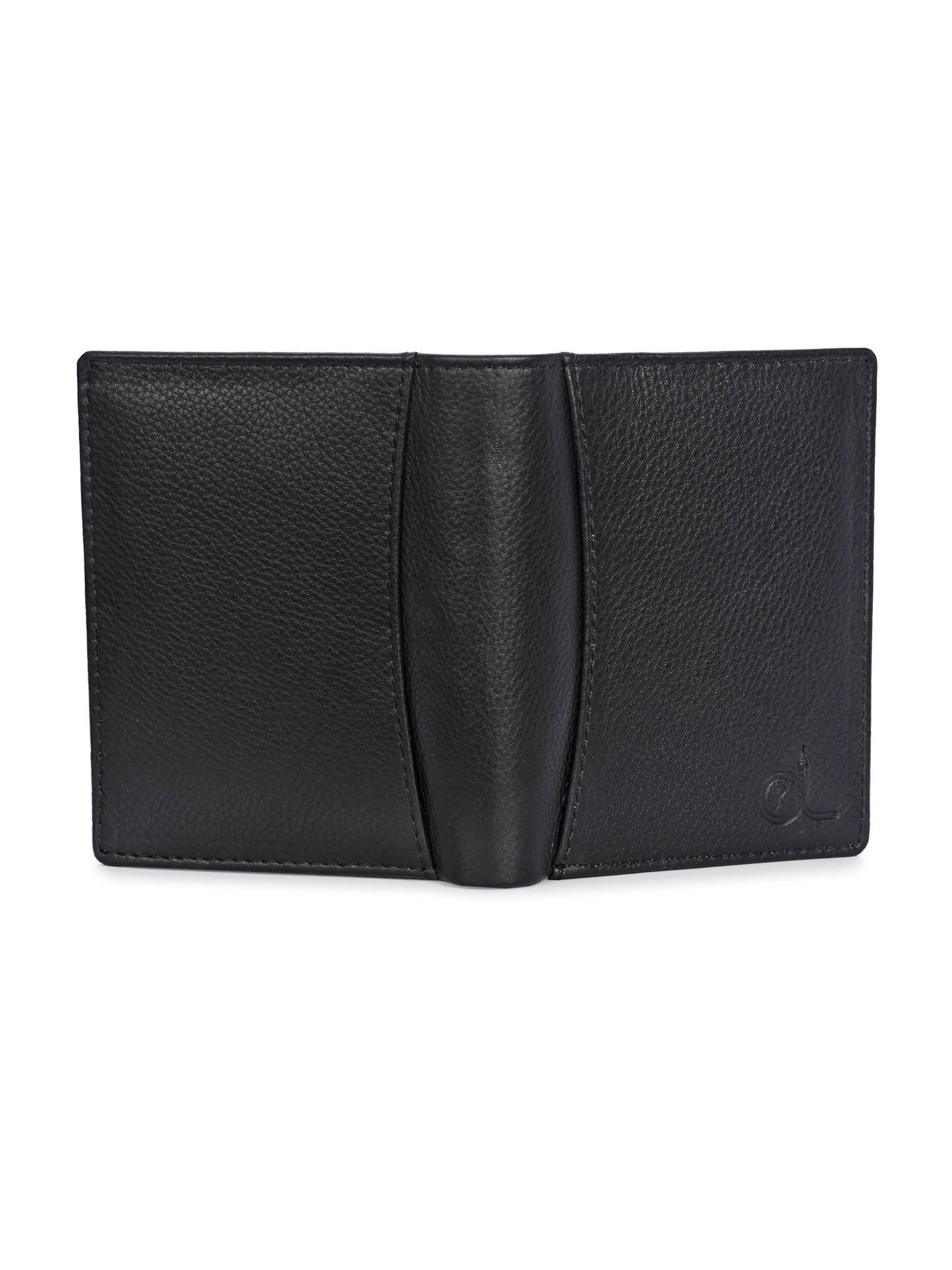 Black Leather Wallet for Men's
