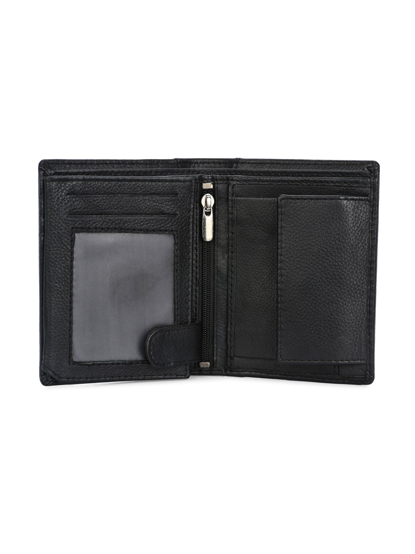 Black Leather Wallet for Men's