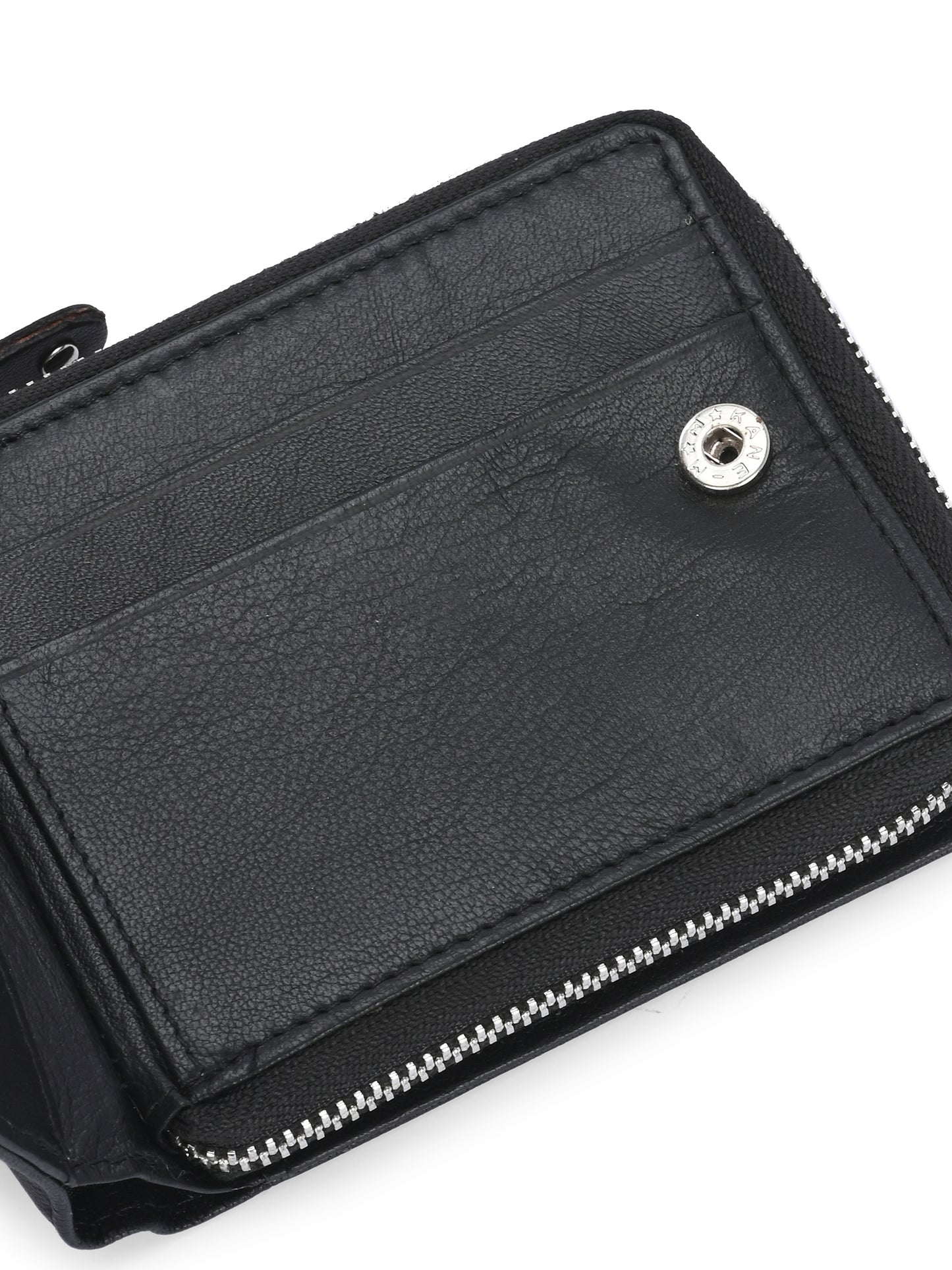 Men's Leather Zip Around Wallet