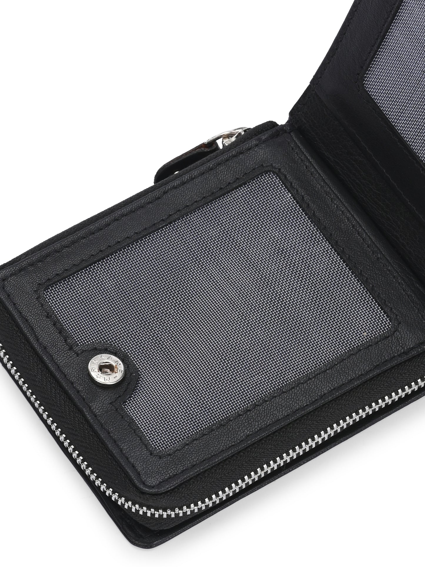 Men's Leather Zip Around Wallet