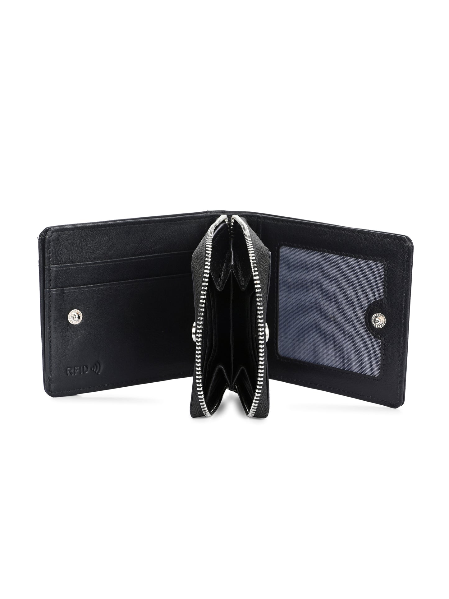 Men's Leather Zip Around Wallet