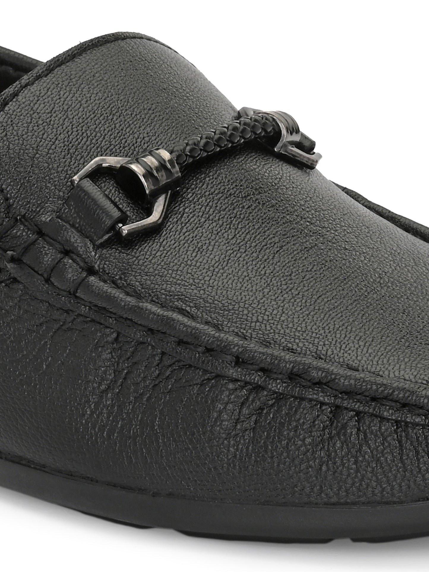 Men's Leather Square Toe Loafer Shoes
