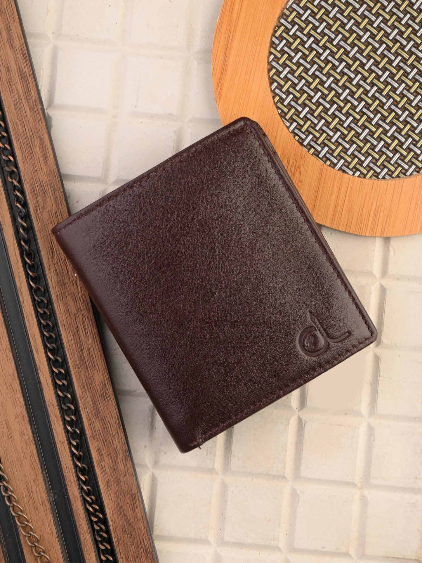 Men's Brown Leather Wallet