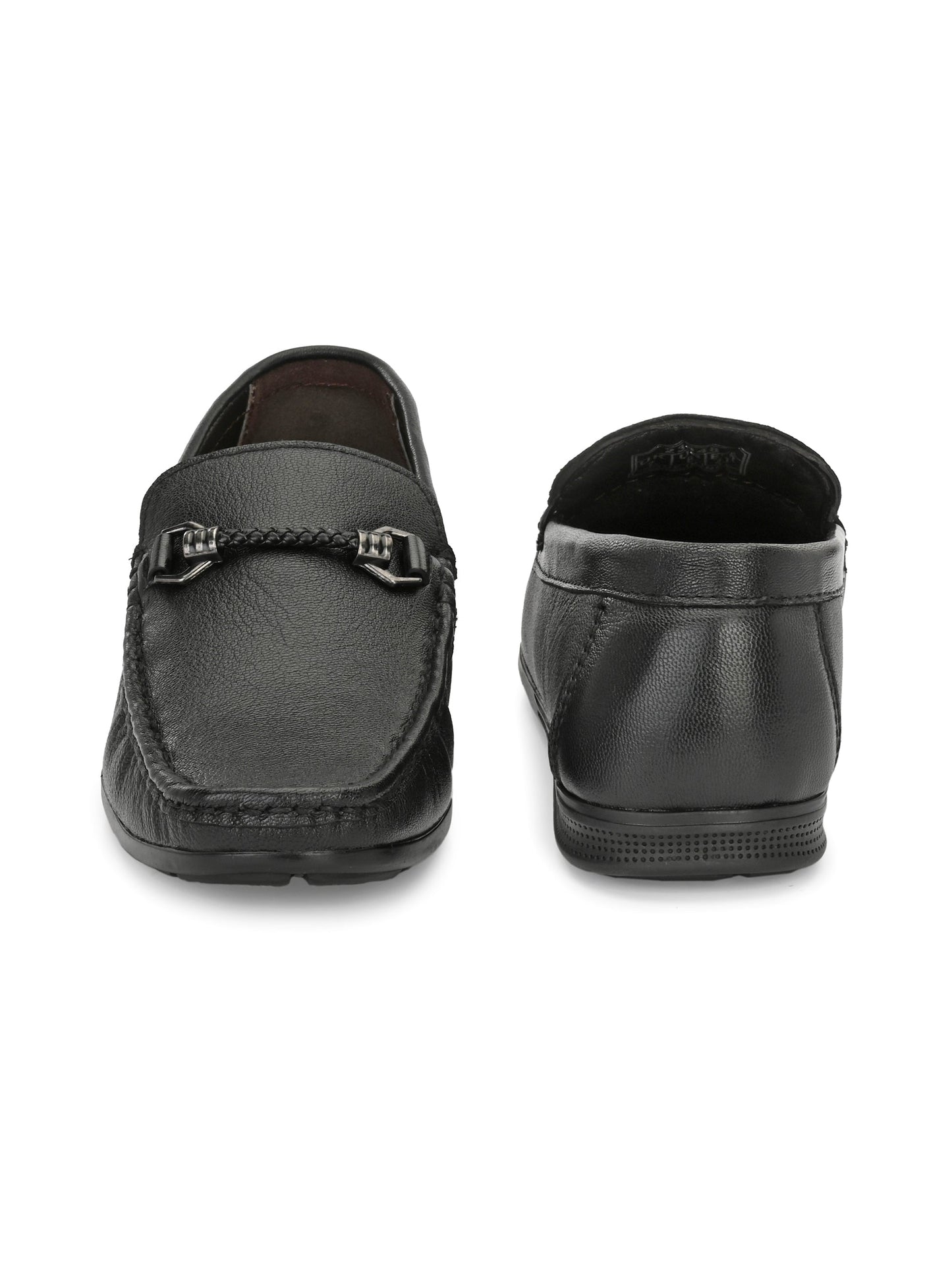 Men's Leather Square Toe Loafer Shoes