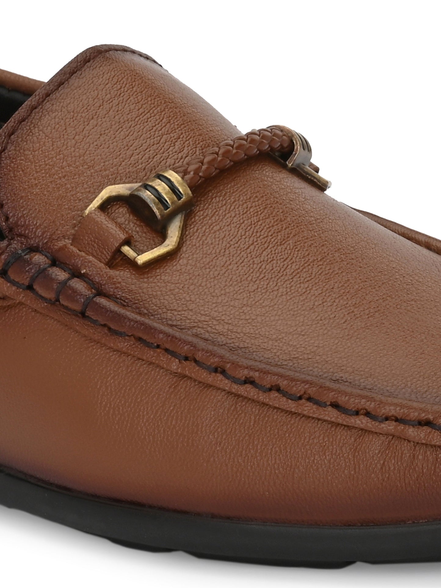 Men's Leather Square Toe Loafer Shoes