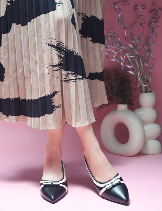 Women Pumps Black Heeled Sandal with Adjustable Ankle Strap