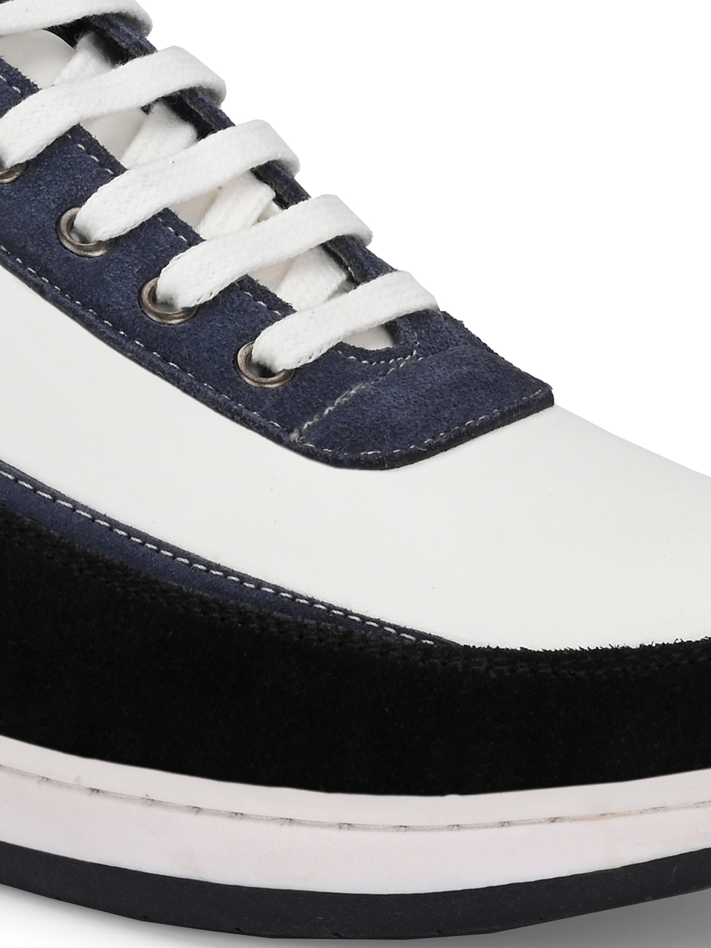 Men's White & Blue Sneakers Casual Shoes