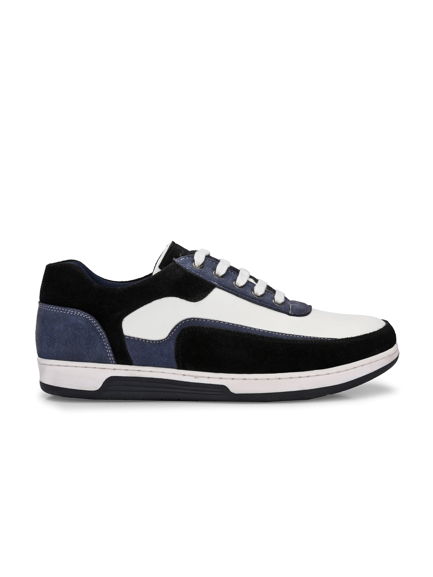 Men's White & Blue Sneakers Casual Shoes