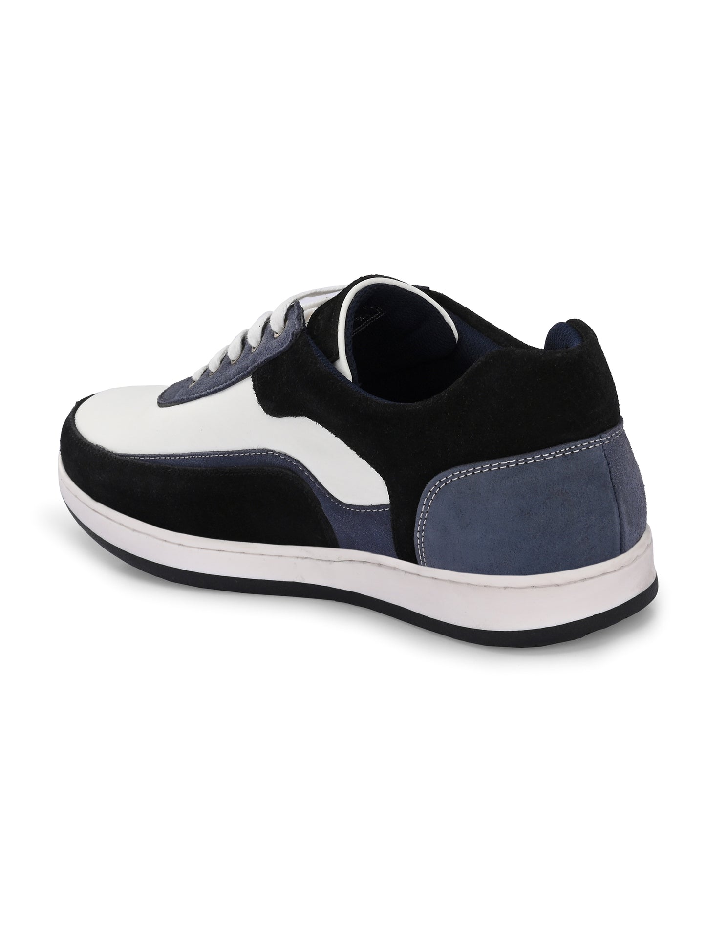 Men's White & Blue Sneakers Casual Shoes