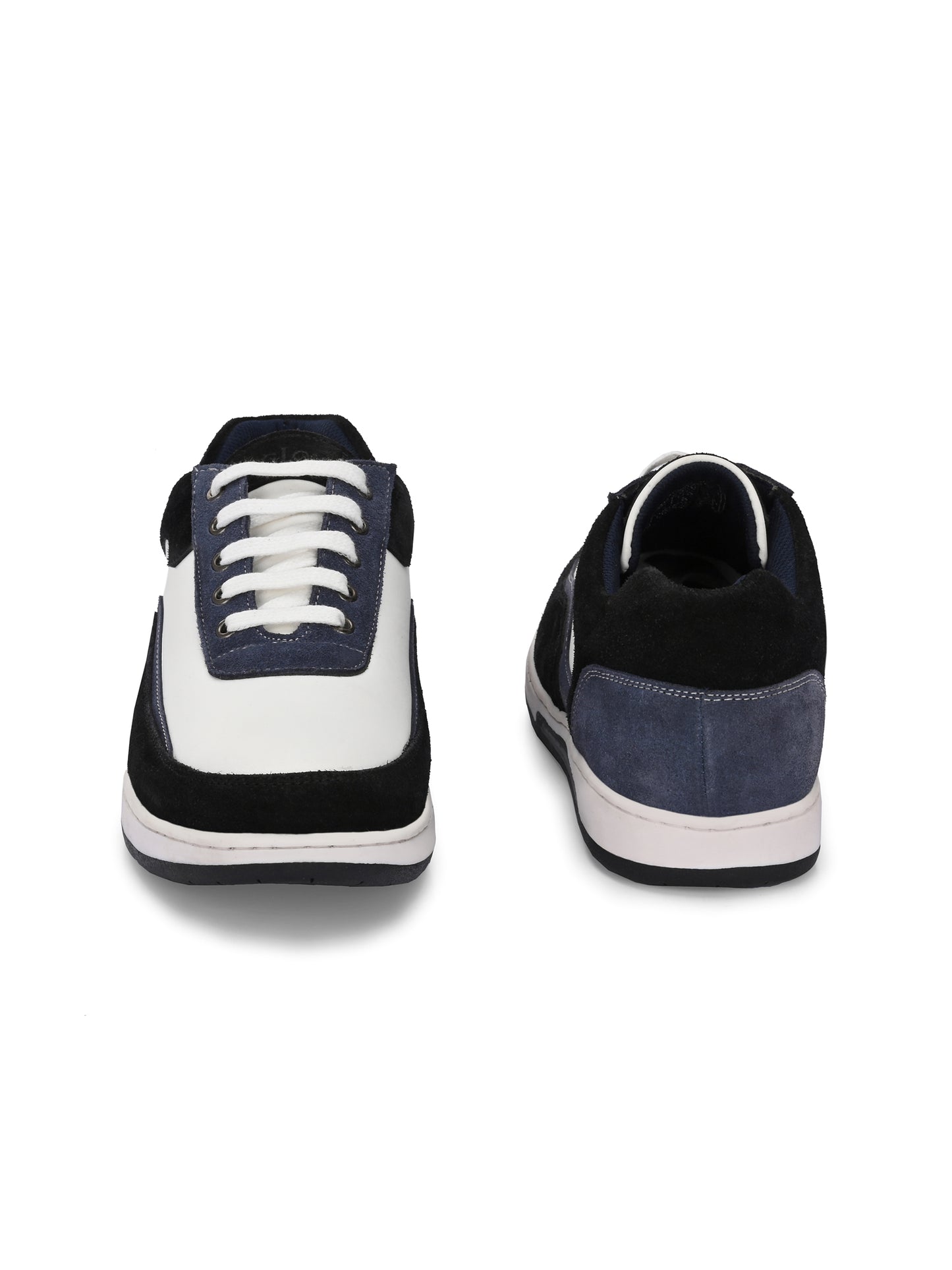 Men's White & Blue Sneakers Casual Shoes