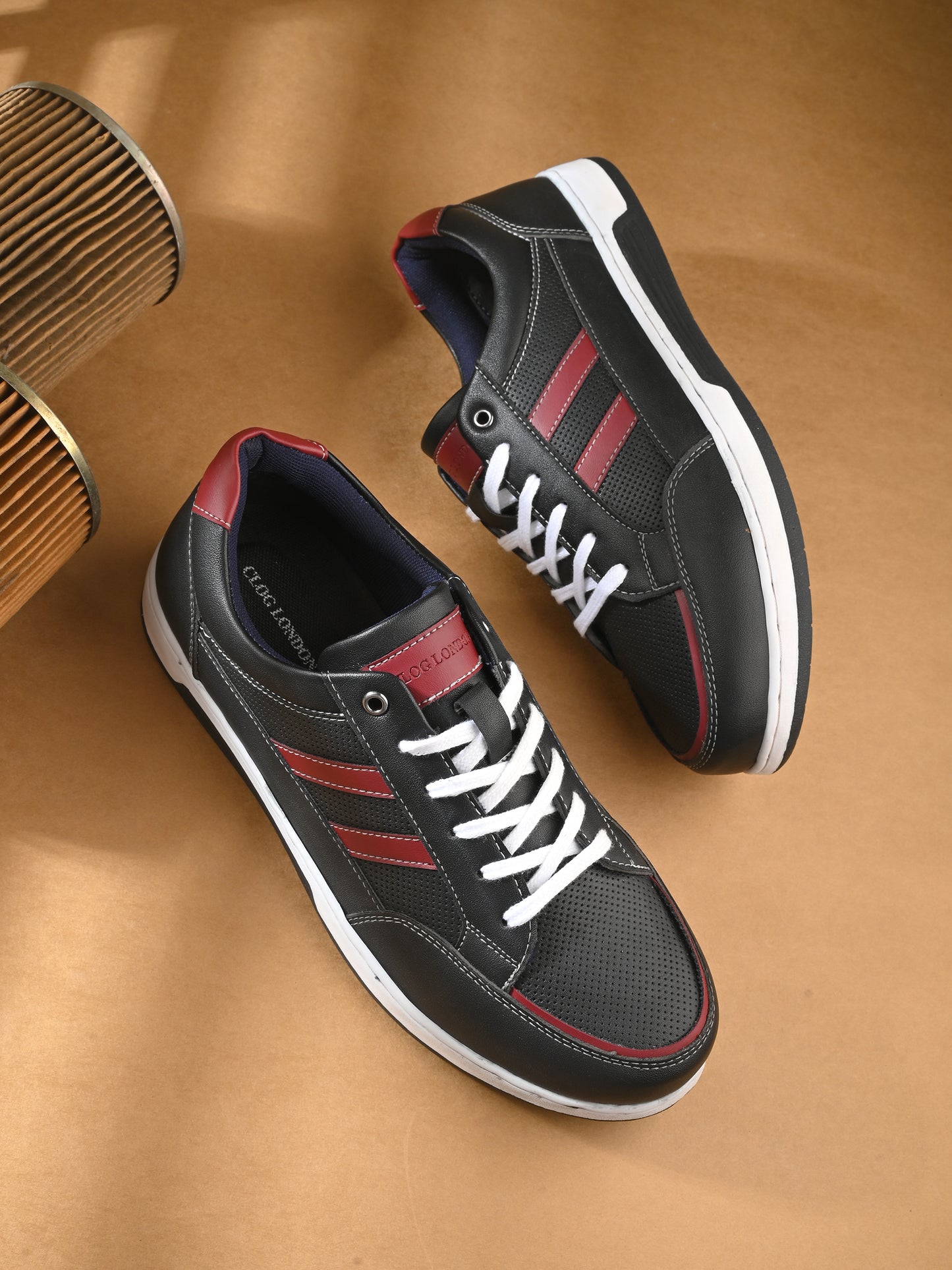 Men's Contrast Sole Sneakers Shoes