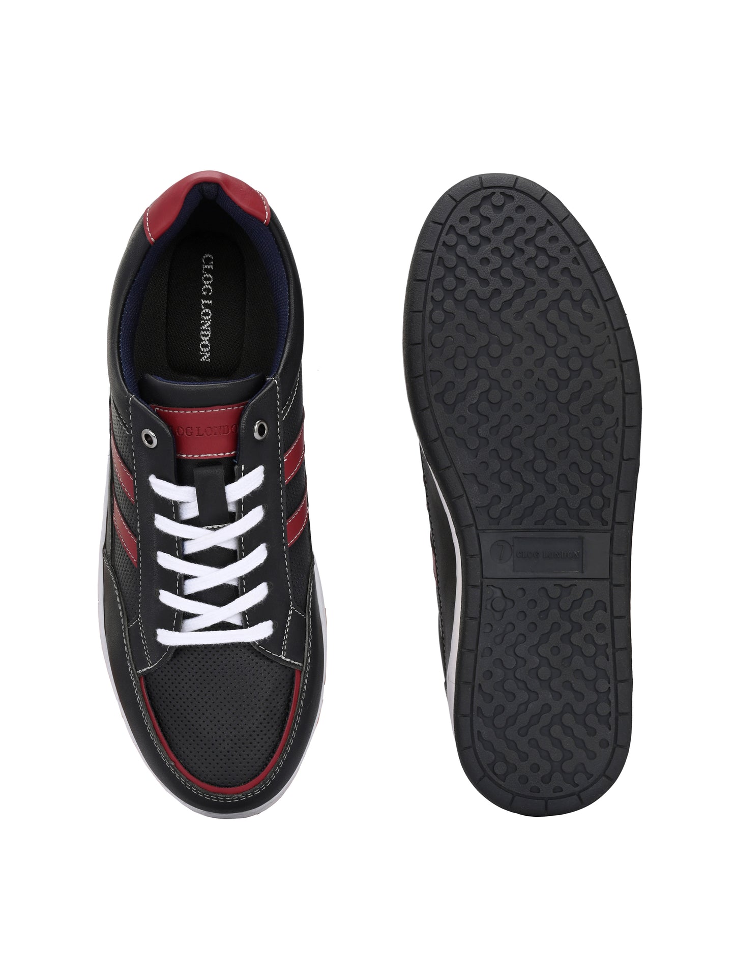 Men's Contrast Sole Sneakers Shoes