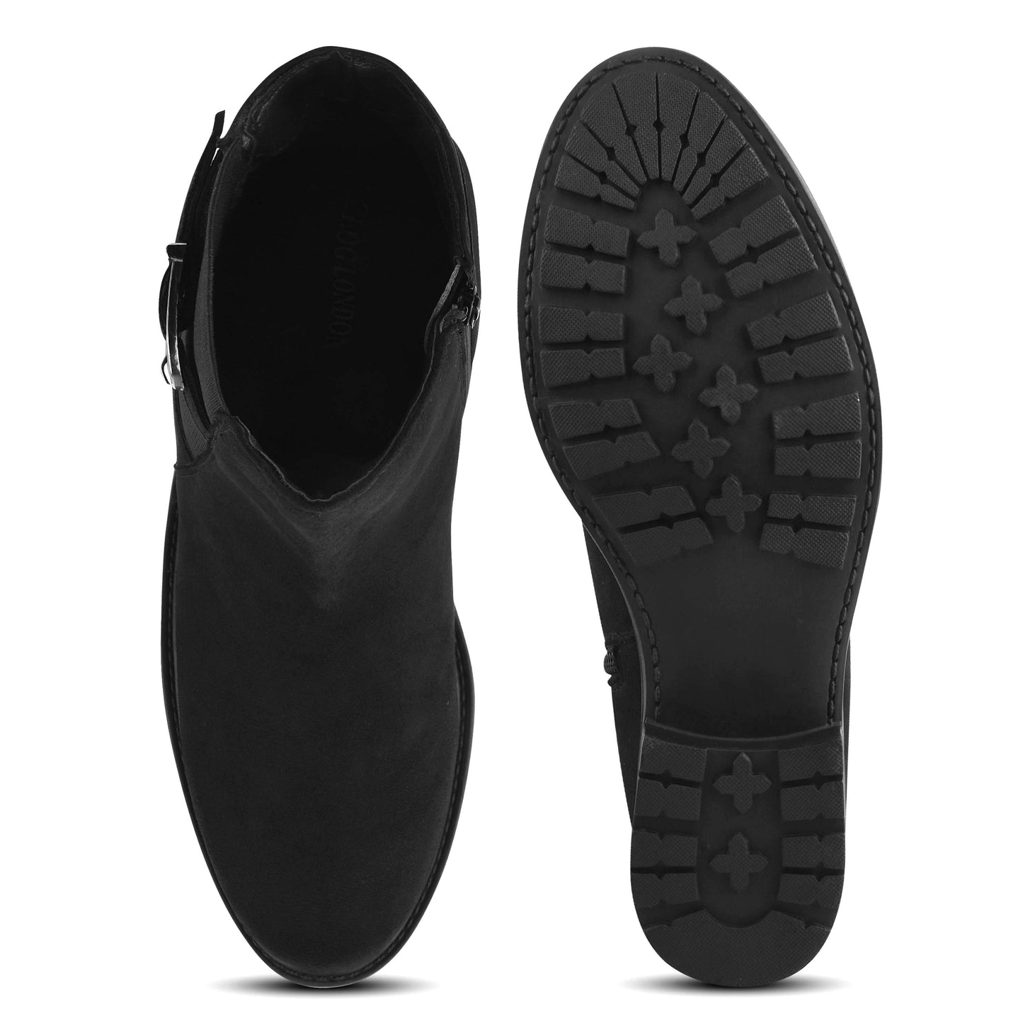 Women Brown Casual Block Heeled Boots