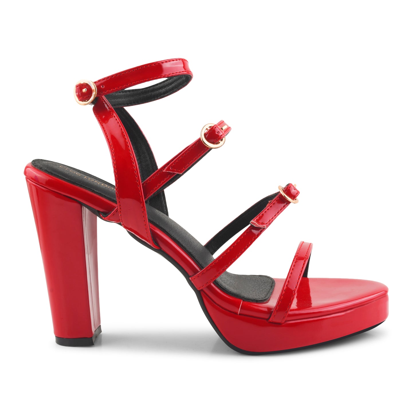 Women Striped Sandals Heels