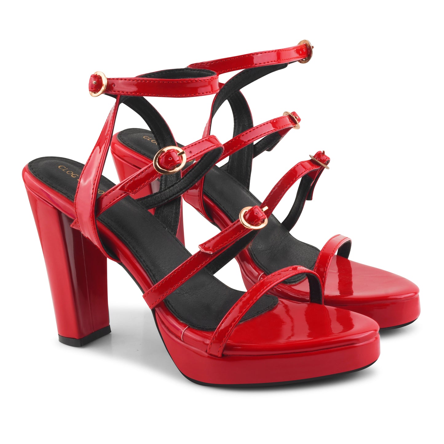 Women Striped Sandals Heels