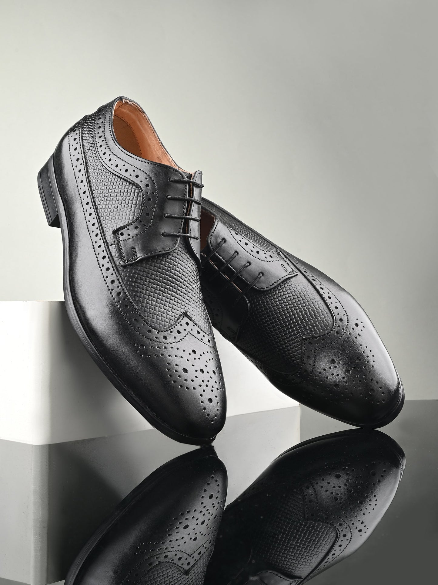 Men's Leather Formal Brogue Shoes