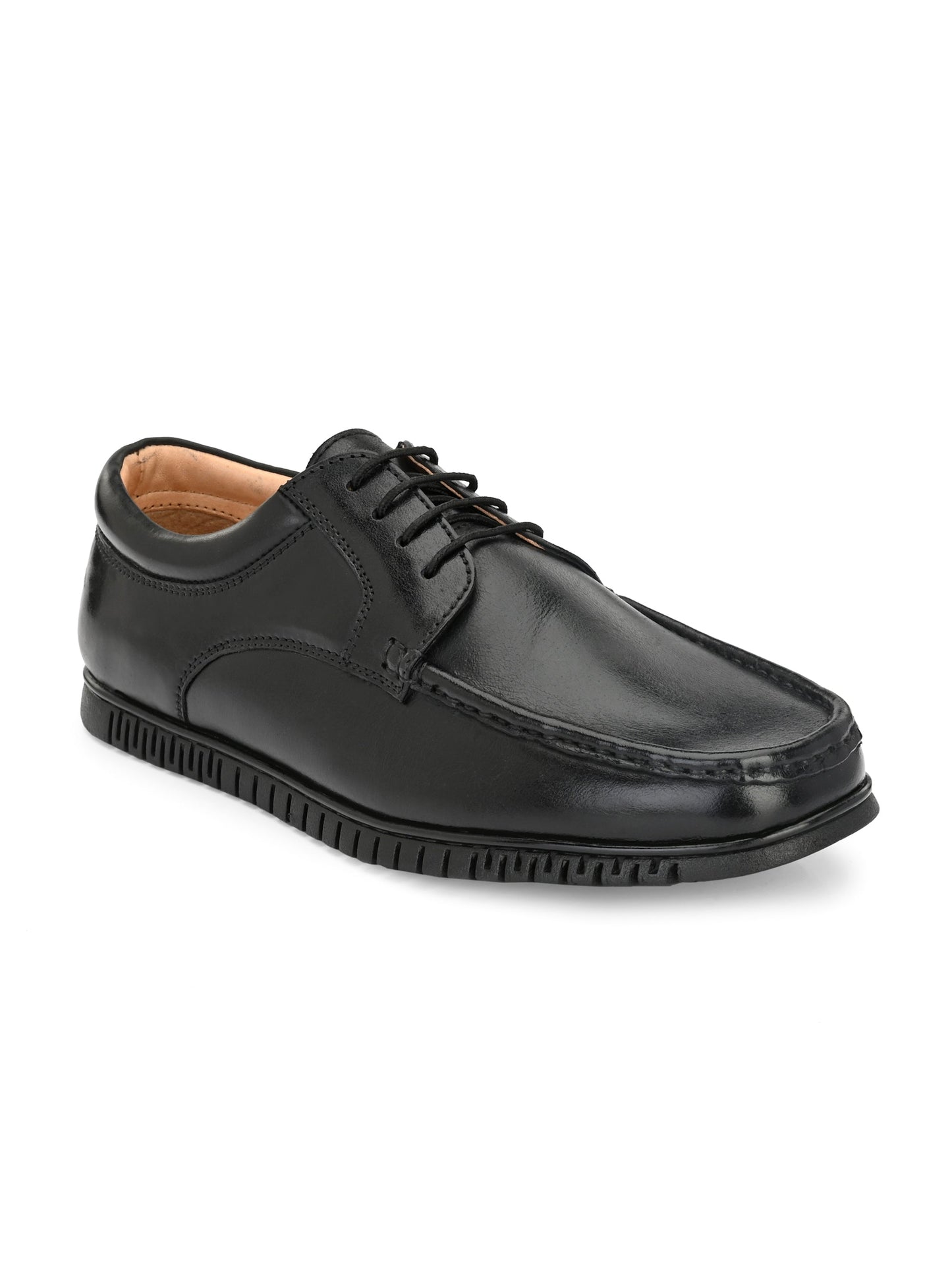 Men's Textured Leather Derby Shoes