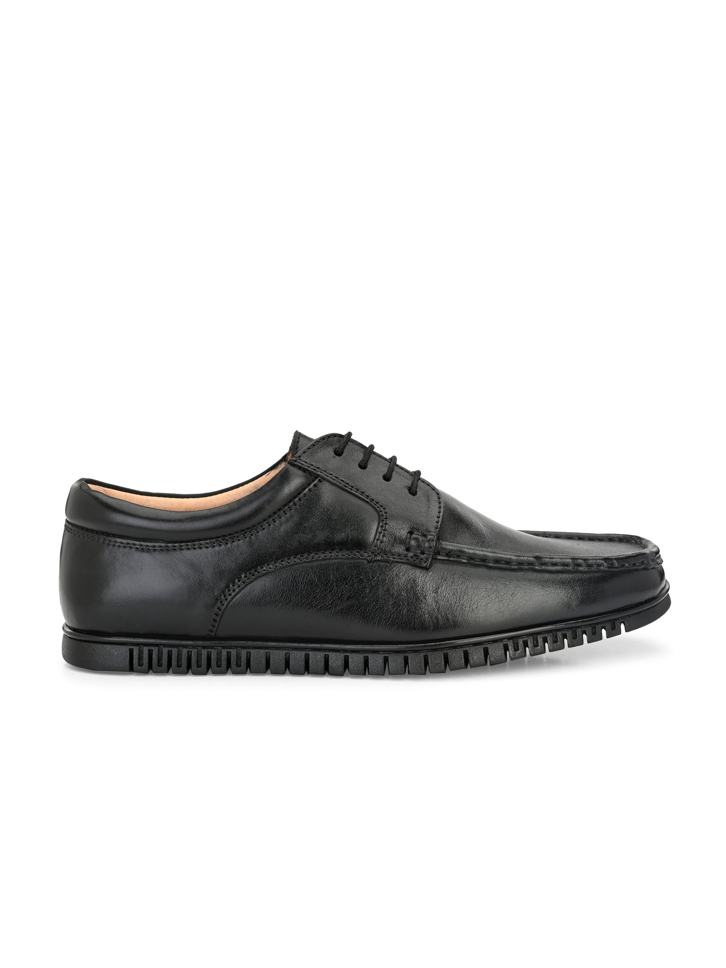 Men's Leather Square Toe Derby Shoes