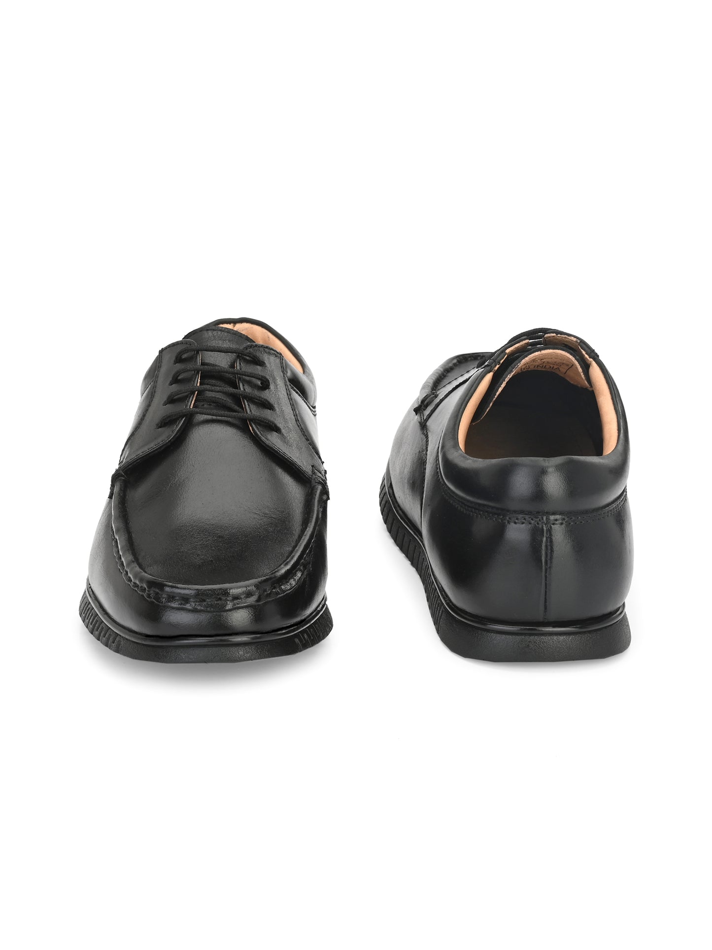 Men's Leather Square Toe Derby Shoes