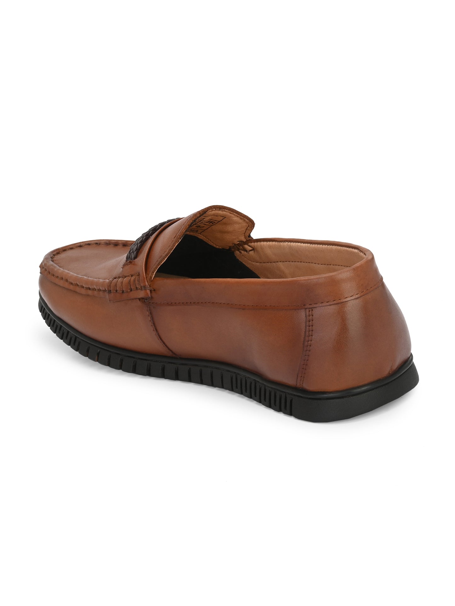 Men Leather Square Toe Loafers