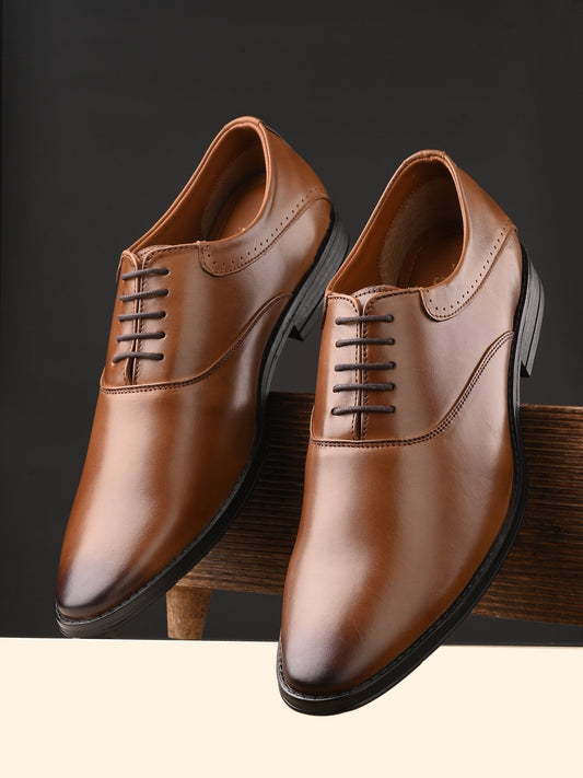 Men's Leather Formal Derby Shoes