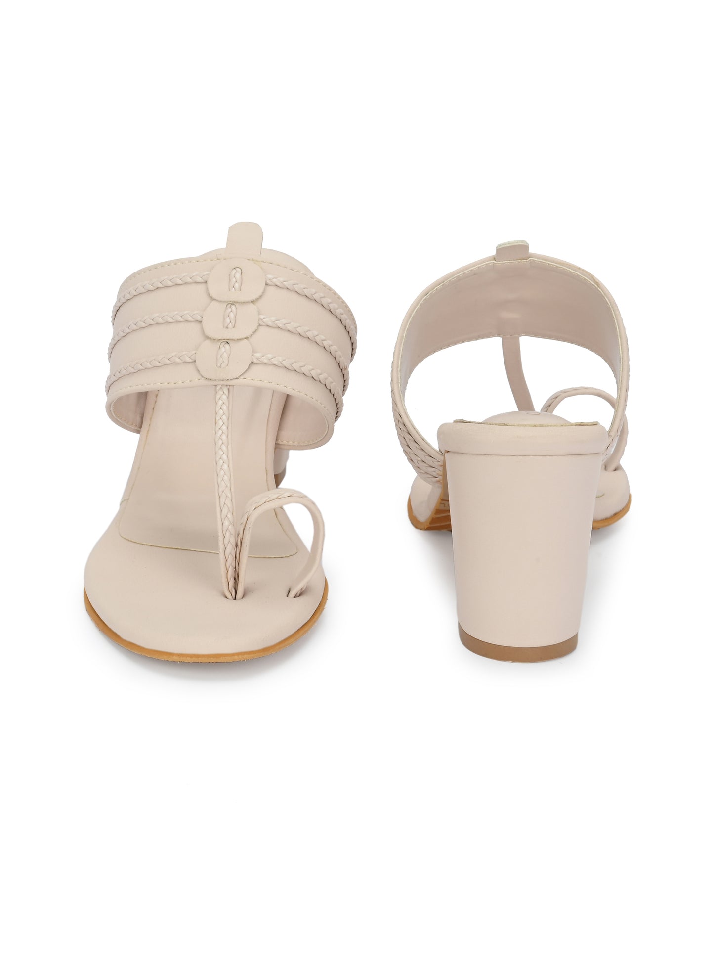 Women Off-White Heels Sandals