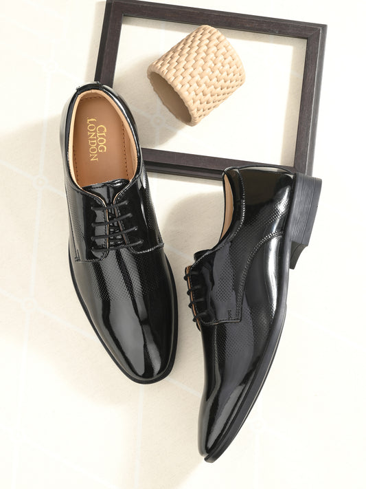 Men's Textured Formal Derby Shoes