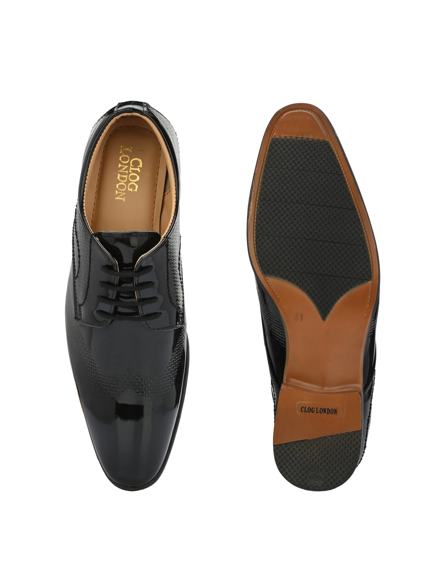 Men's Textured Formal Derby Shoes
