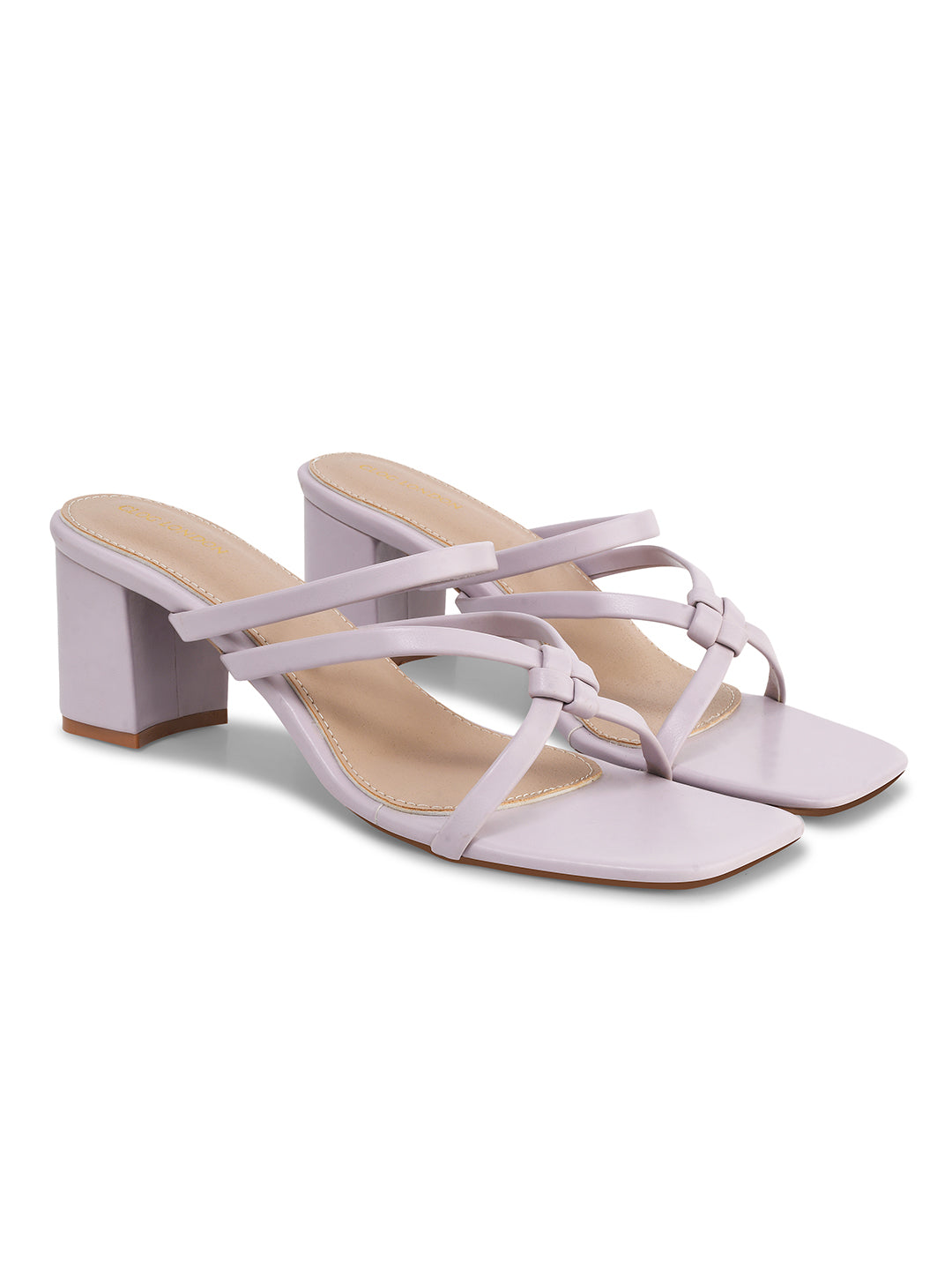 Womens Casual Mid Chunky Heels