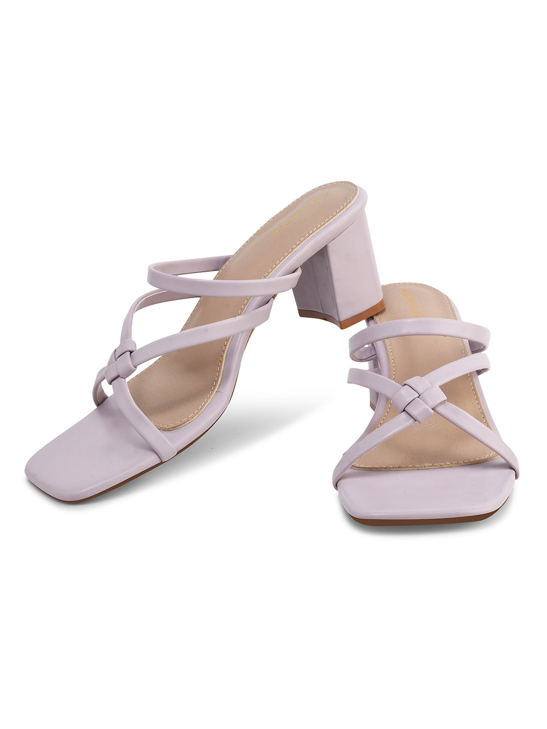 Womens Casual Mid Chunky Heels