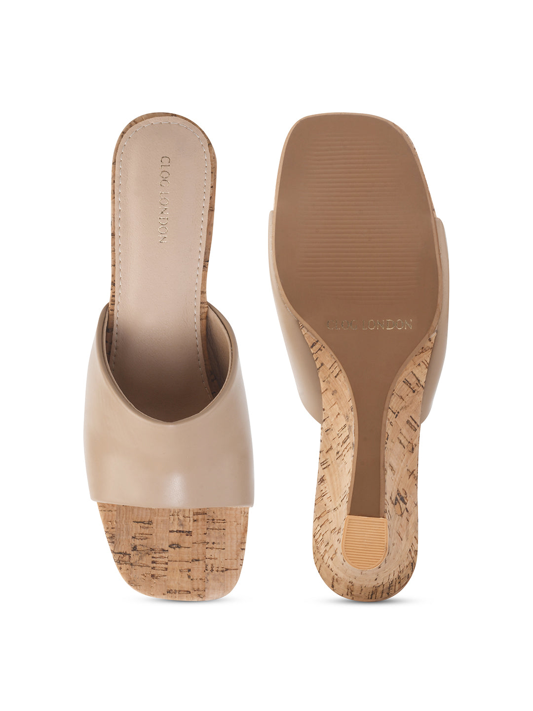 Women Beige Wedges Sandals