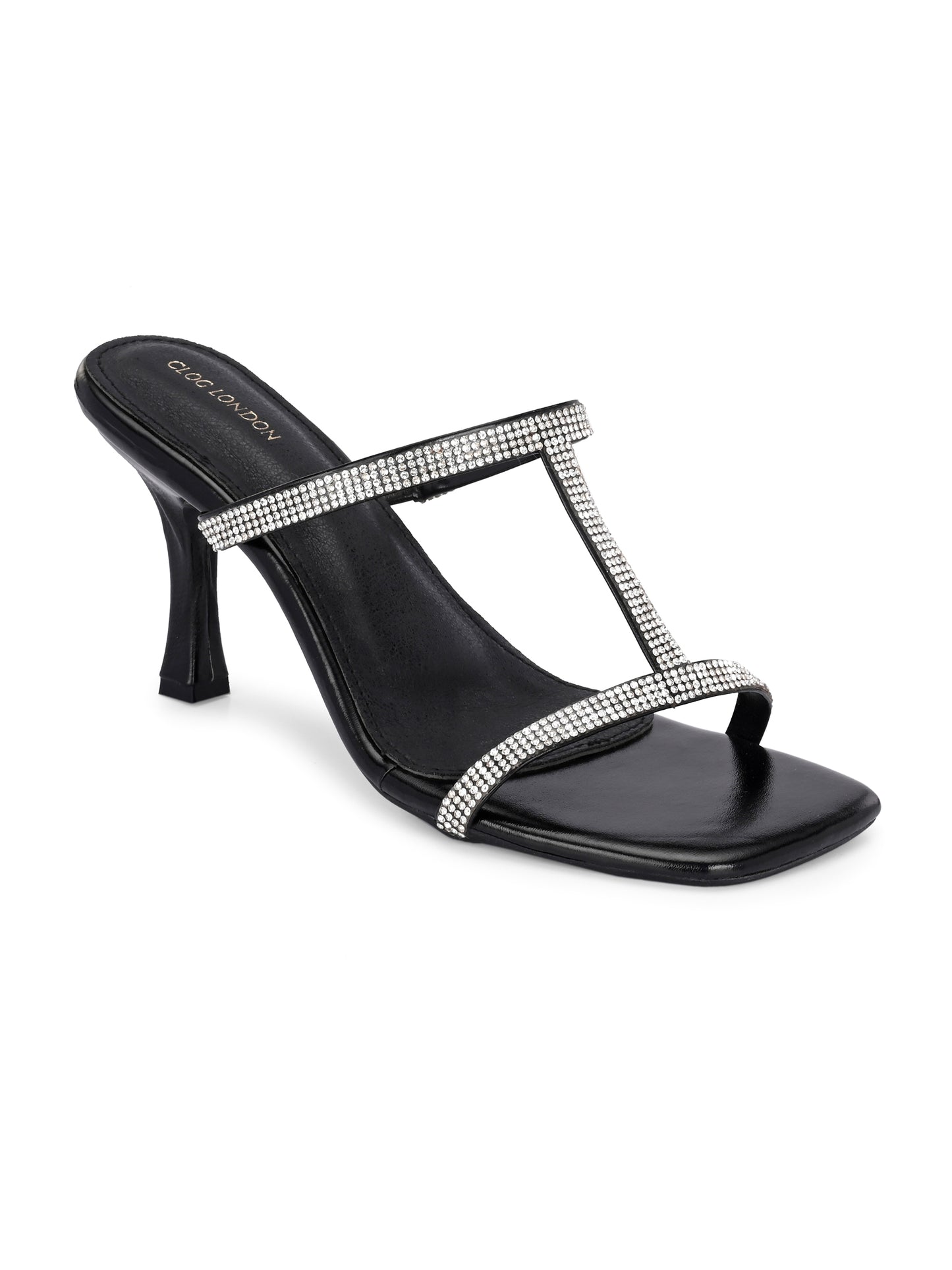 Women Black Fashion Heels Sandals