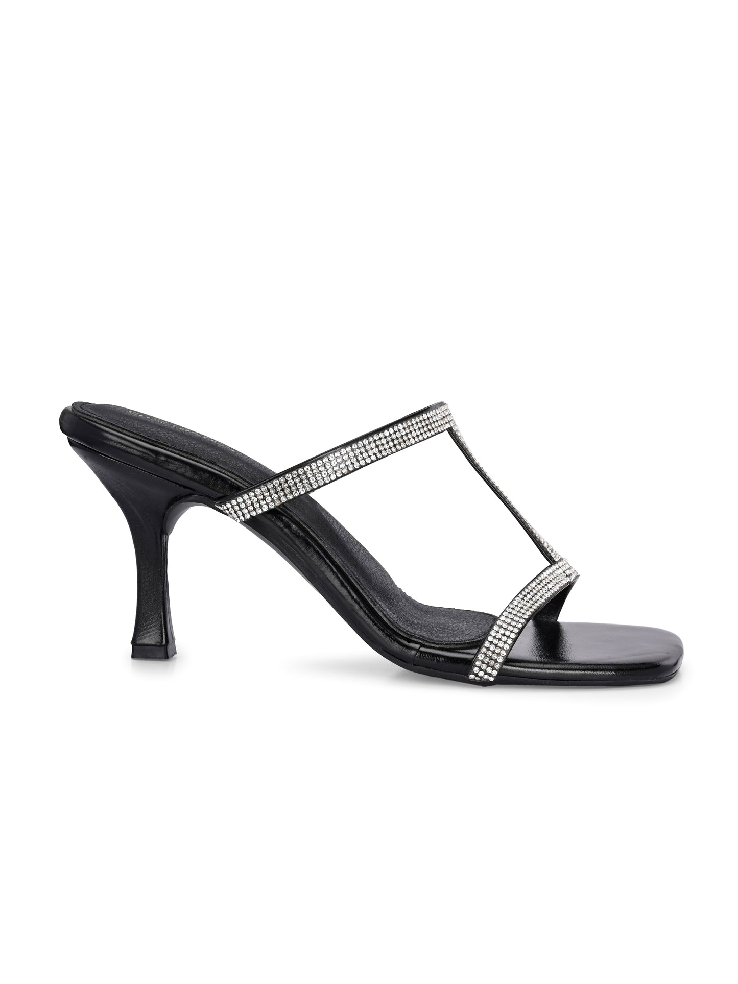 Women Black Fashion Heels Sandals