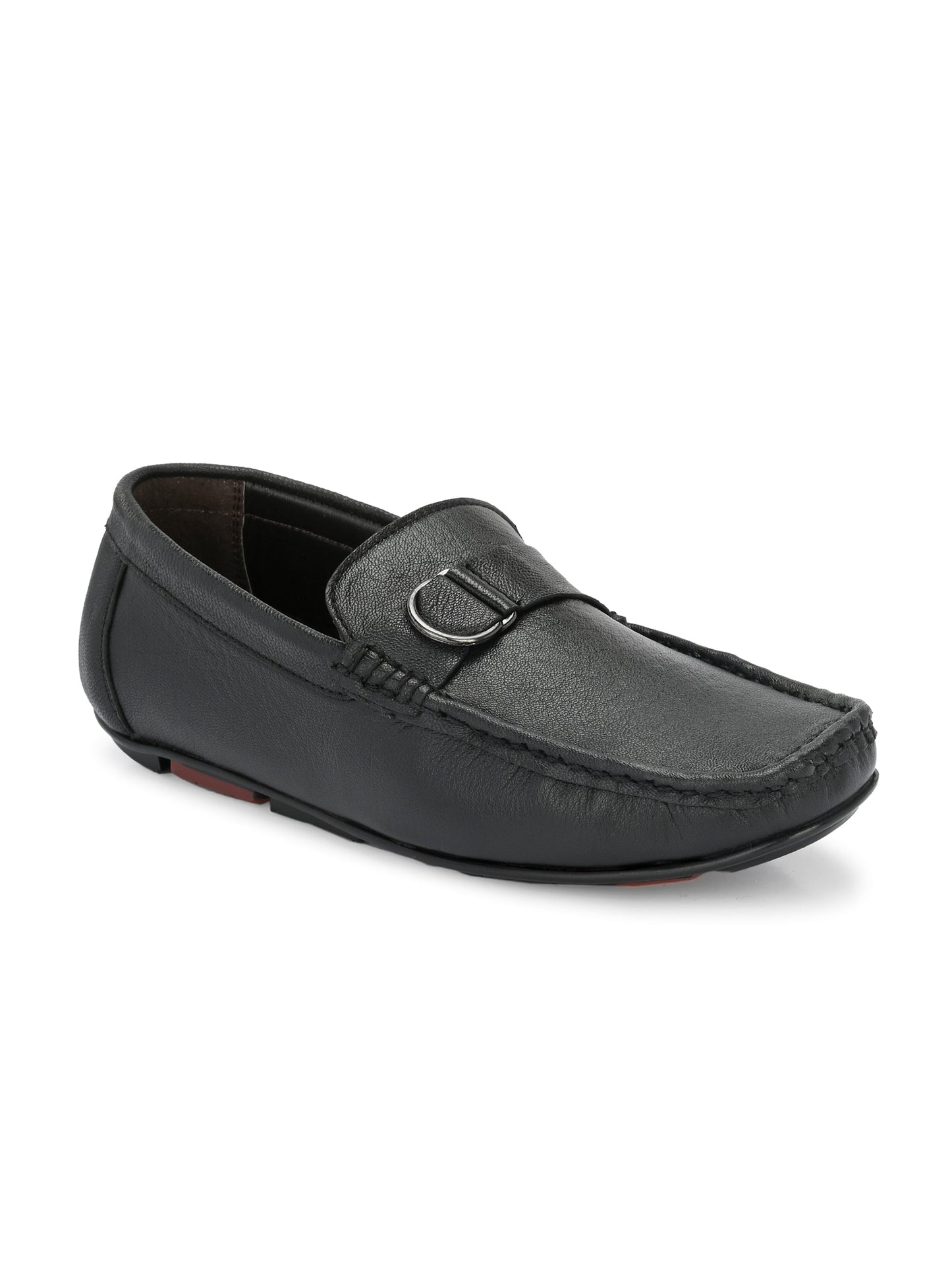 Men's Leather Square Toe Loafer Shoes