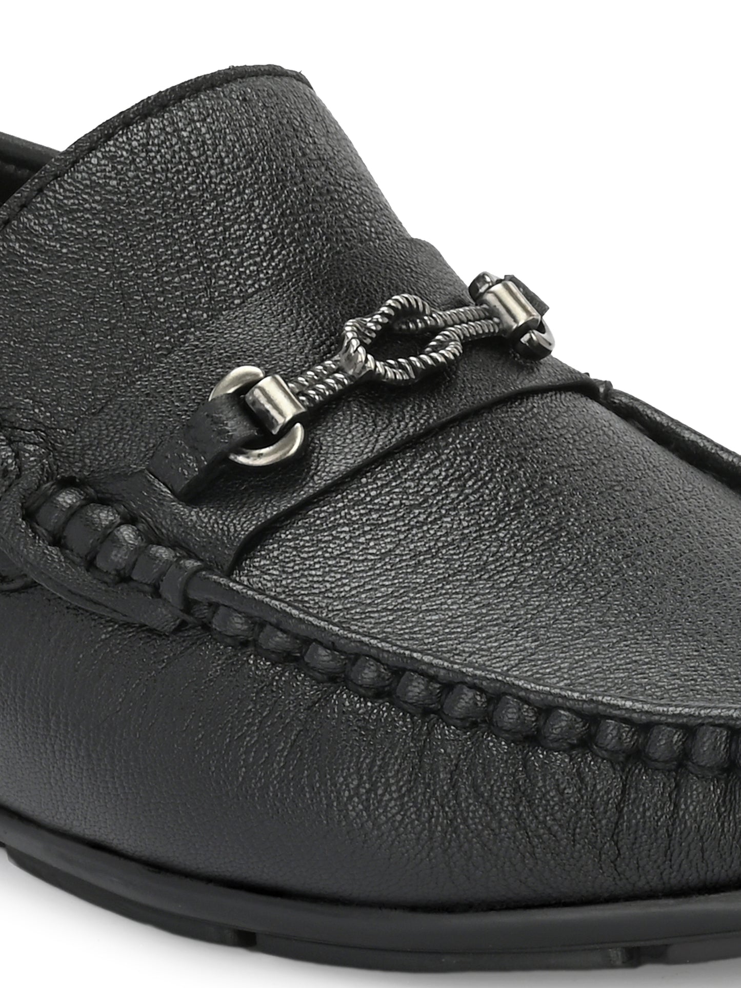Men's Leather Square Toe Loafers Shoes