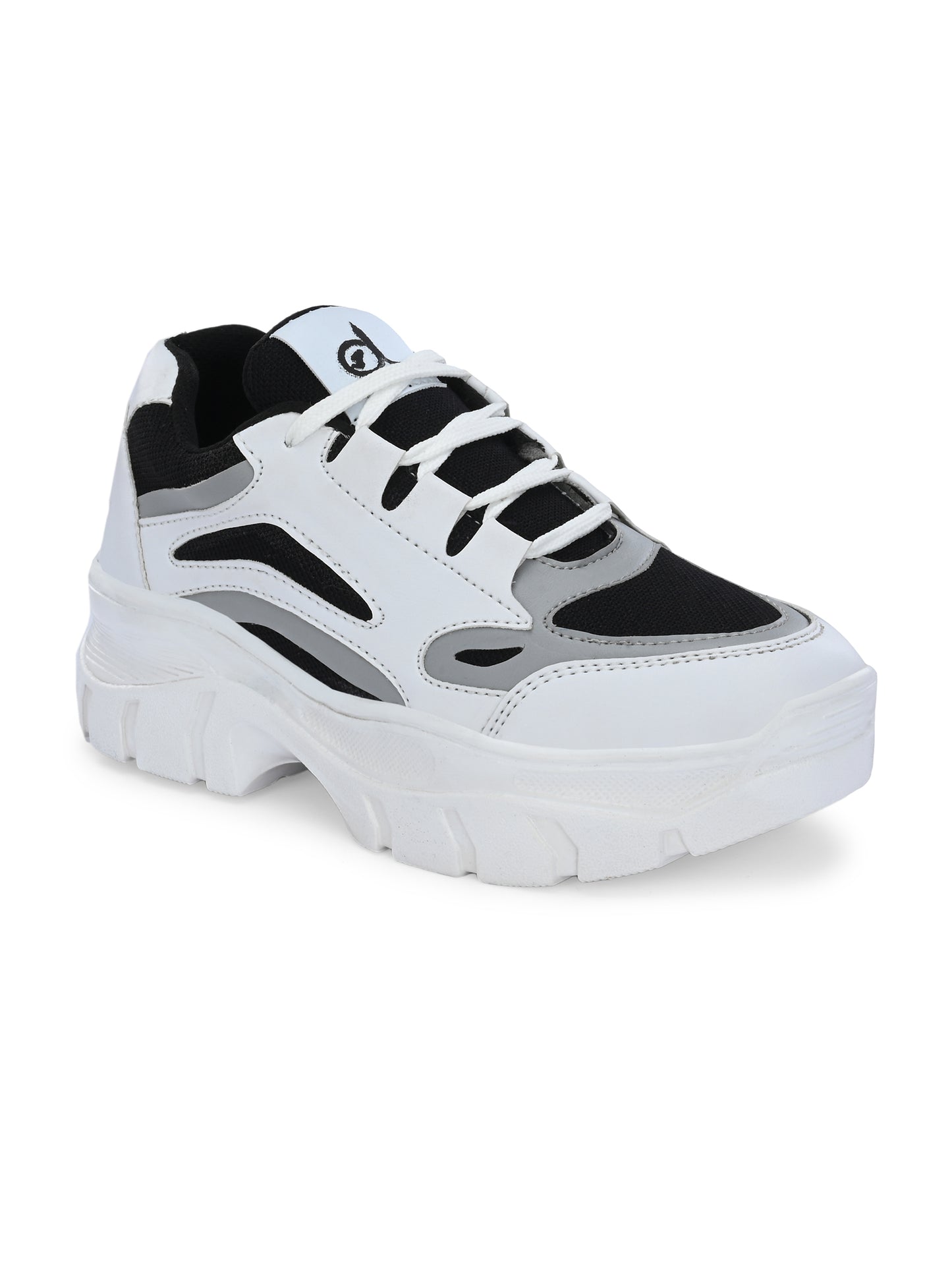 Women White & Black Sport Shoes