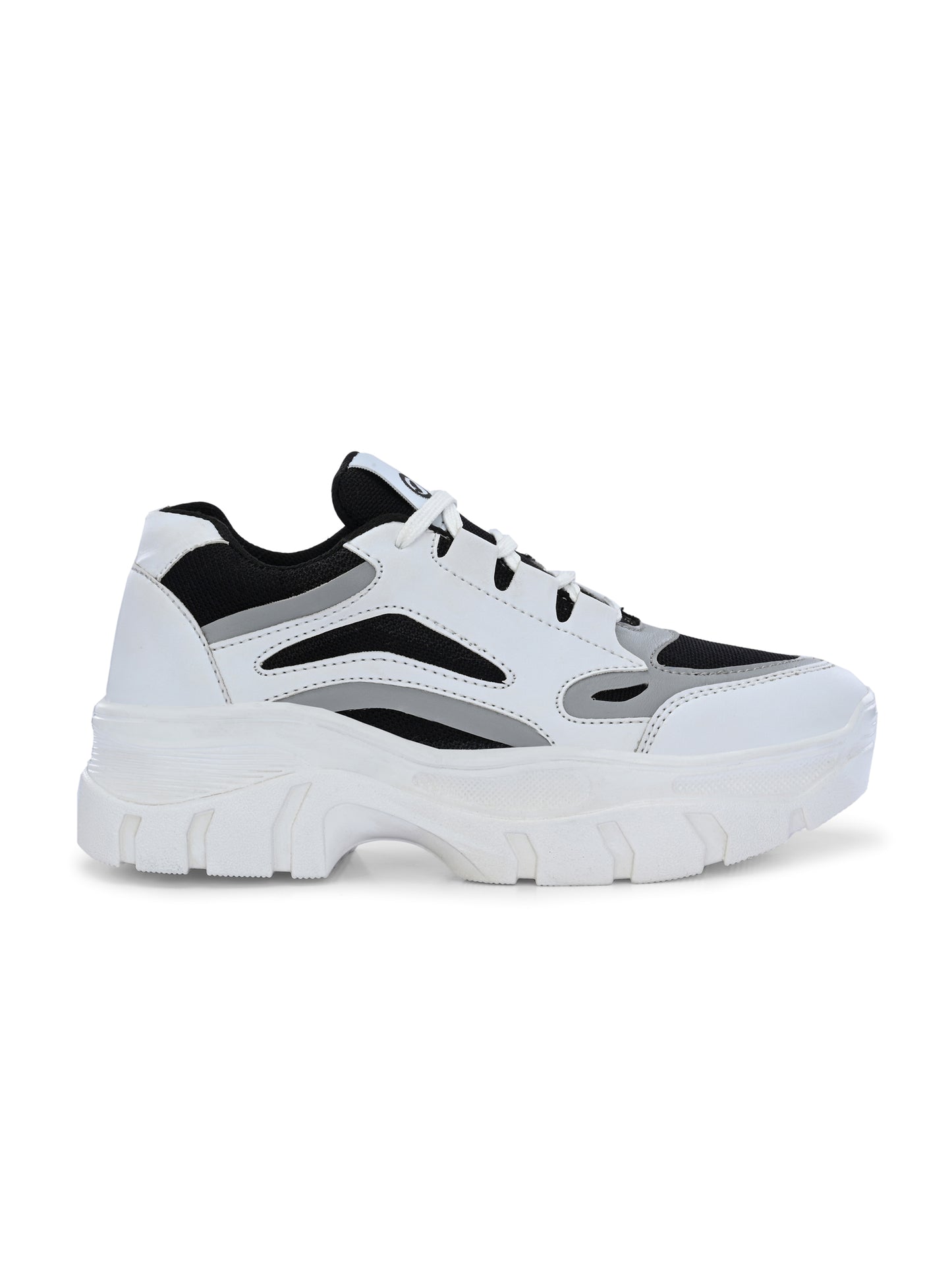 Women White & Black Sport Shoes