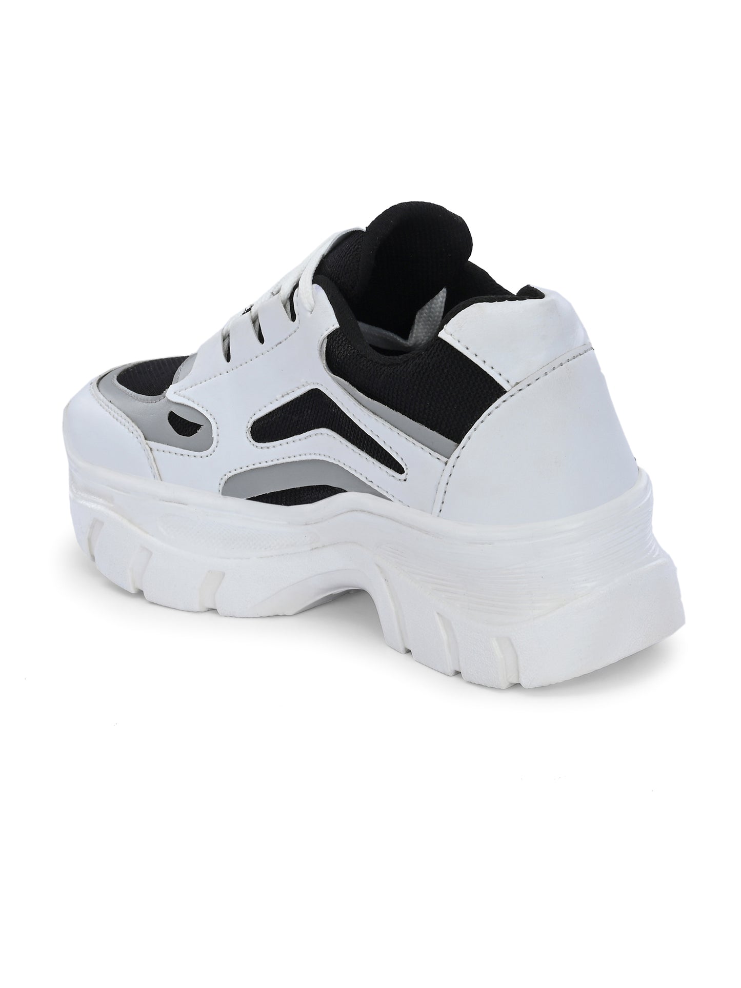 Women White & Black Sport Shoes