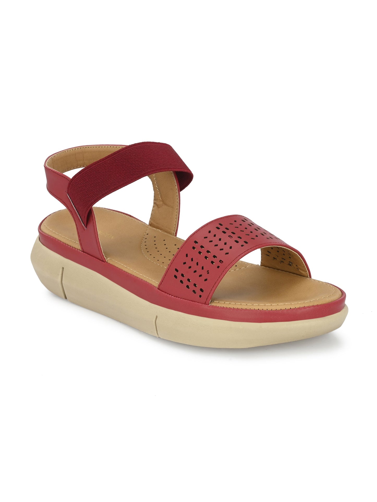 Womens Beige Slip On Sandals Online