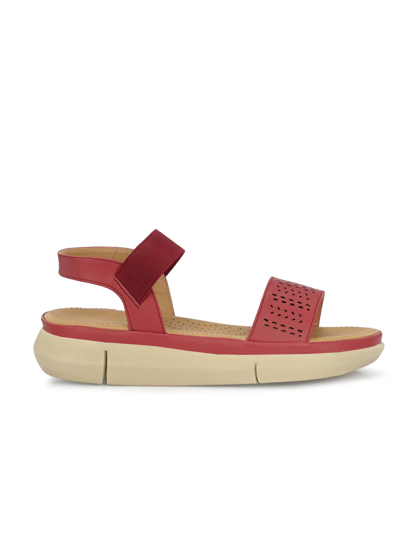 Women Cherry Textured Sandals